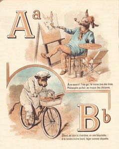 A B : Animal, artiste, bœuf, boulanger