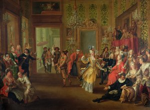 Un Bal Pare pendant le Carnaval, vers 1710