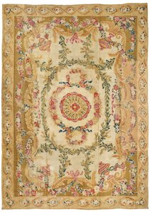 Un tapis à poils Louis XVI Aubusson, France, fin du XVIIIe siècle