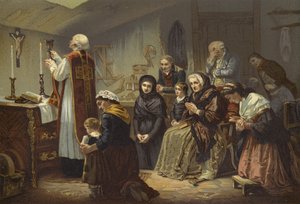 Une messe sous la Terreur, France, 1790s