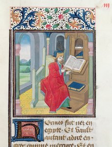 Un philosophe, possiblement Hermès Trismégiste, de Histoire des Philosophes, fin du XVe siècle