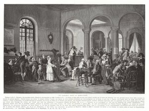 Un cabaret sous le Directoire, Révolution française, 1795-1799