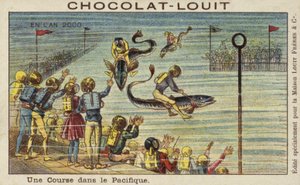 Une course de poissons dans le Pacifique en l