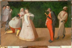 Une représentation de la Commedia dell
