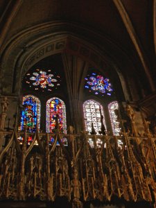 Vue du triforium nord du chœur