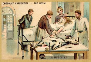 Une femme recevant une transfusion sanguine d