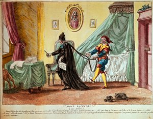Abbé Raynal en délire, c.1790 - French School
