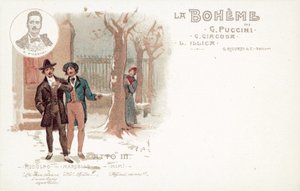 Acte Trois, La Bohème - French School