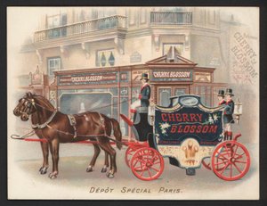 Publicité pour le parfum Cherry Blossom - French School