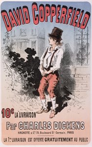 Publicité pour David Copperfield de Charles Dickens, 1884