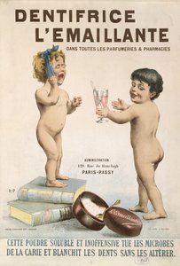 Publicité pour LEmaillante Dentifrice, 1892 - French School
