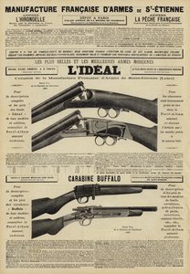 Publicité pour des fusils