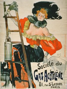 Publicité pour la Société du Gaz Acétylène, Paris - French School