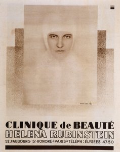 Publicité pour la clinique de beauté Héléna Rubinstein à Paris - dans Vu