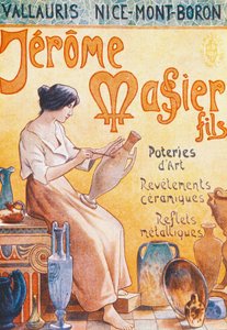 Carte postale publicitaire pour l