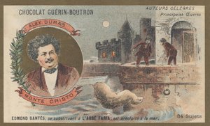 Alexandre Dumas (1802-1870), écrivain français, auteur de « Le Comte de Monte-Cristo », roman (1845-1846)