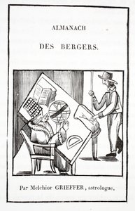 Almanach des bergers par Melchior Grieffer, astrologue - French School
