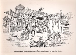 Un foyer anglo-saxon en Angleterre avant l