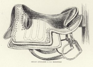 Une selle anglaise par Ragotski - French School