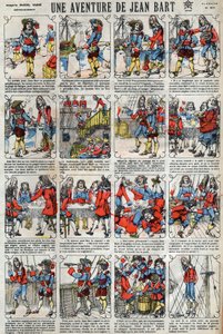 Une aventure de Jean Bart (1650 - 1702), corsaire français. Imagerie d
