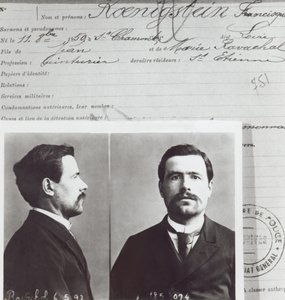 Forme anthropométrique de François Claudius Koenigstein, dit Ravachol (1859-92)