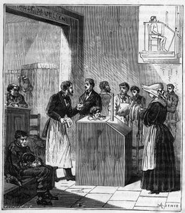 Appareil utilisé dans les hôpitaux de Paris à la fin du XIXe siècle pour la guerre de la gale par le soufre - French School
