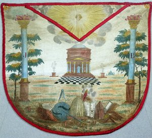 Tablier de maître, XVIIIe siècle - French School
