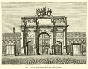 Arc de triomphe de la place du Carrousel - French School