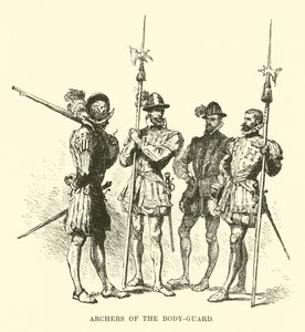 Archers de la garde du corps - French School