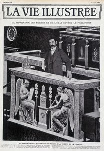 Aristide Briand à la tribune de la Chambre (séparation de l