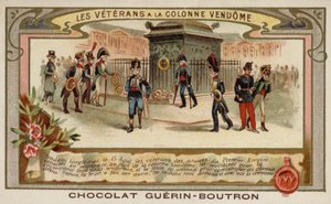 Anciens combattants à la colonne Vendôme, Paris