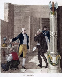 Arrestation de Lavoisier dans son laboratoire