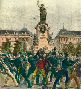Arrestation du député Pierre Baudin (1863-1917) lors d