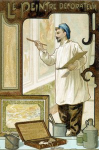 Artisan : le peintre décorateur - Chromo.
