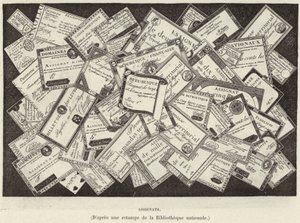 Assignats, monnaie de la Révolution française - French School