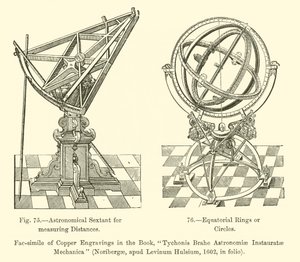 Sextant astronomique pour mesurer les distances, anneaux ou cercles équatoriaux - French School
