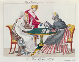Chez la diseuse de bonne aventure, de le Bon Genre, 1800