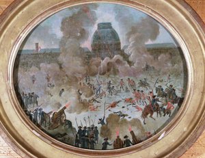 Attaque des Tuileries, Paris, 10 août 1792 - French School