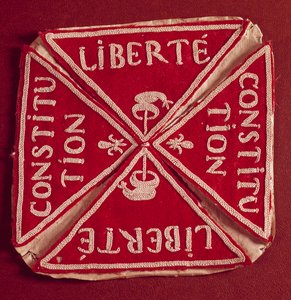 Badge de la première République française « Liberté Constitution » - French School