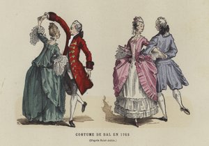 Costume de bal, 1762 - French School