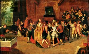 Bal sous le règne de Henri III, 1574-89 - French School
