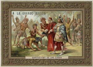 Bartolomé de las Casas, historien espagnol du XVIe siècle, réformateur social et frère dominicain - French School