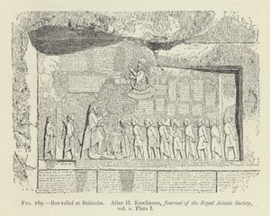 Bas-relief à Behistun