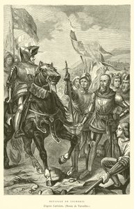 Bataille de Cocherel (gravure) - French School