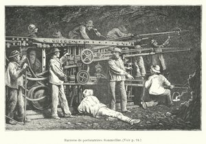 Batterie de perforatrices Sommeiller