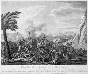 Bataille de Nazareth le 19 floréal an 7 (1799) sous le général Jean Andoche Junot (Jean-Andoche) (1771-1813) - dans "Révolution française" par Thiers. 19ème siècle - French School