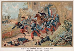 Bataille de Wissembourg, défense du Château Geisberg