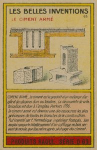 Carte des belles inventions, béton armé