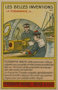 Carte des belles inventions, télégraphie