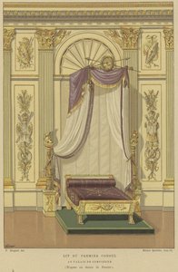 Lit de Napoléon Bonaparte lorsqu